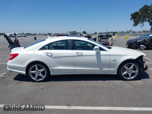 2012 Mercedes-Benz CLS 550 with VIN WDDLJ7DB0CA048424, listed as a IAAI auction lot 42587502 with 152,671 mi miles and . Bid and sale history available at DreamBid. Image 14.