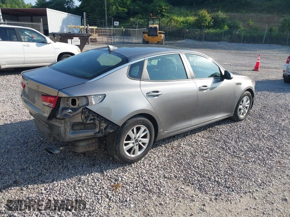 2018 Kia Optima LX with VIN 5XXGT4L38JG228590, listed as a IAAI auction lot 42557115 with 87,611 mi miles and . Bid and sale history available at DreamBid. Image 4.