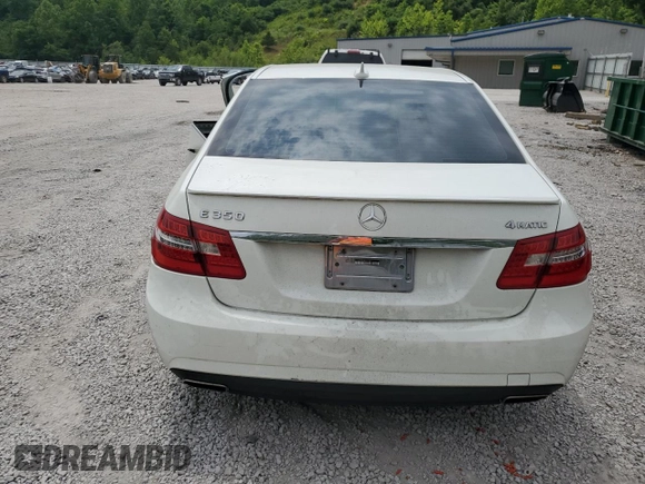 2011 Mercedes-Benz E 350 Luxury with VIN WDDHF8HB0BA458047, listed as a Copart auction lot 59874225 with 201,983 mi miles and Salvage title. Bid and sale history available at DreamBid. Image 6.