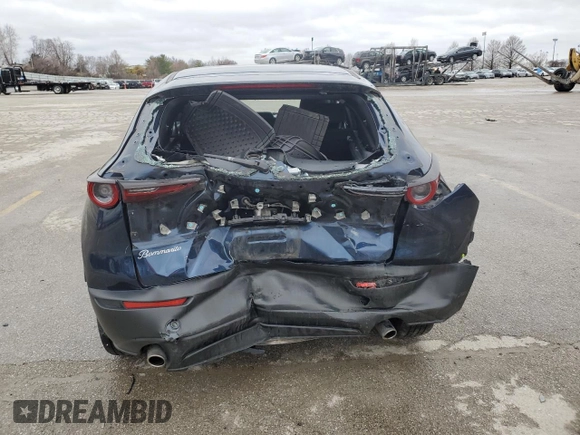 2020 Mazda CX-30 with VIN 3MVDMBBL8LM112120, listed as a Copart auction lot 47784245 with 52,471 mi miles and Salvage Title. Bid and sale history available at DreamBid. Image 6.