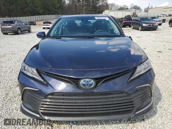 2021 Toyota Camry Hybrid LE with VIN 4T1C31AK9MU557171, listed as a Copart auction lot 48637275 with 77,193 mi miles and Salvage Title. Bid and sale history available at carsss.com. Image 5.