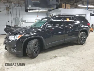 2021 Chevrolet Traverse RS z VIN 1GNEVJKW2MJ113020, wystawiony jako Copart lot #52312935 z przebiegiem 71 262 mil mil oraz Szkoda całkowita • Salvage title. Historia ofert i sprzedaży dostępna na DreamBid. Obrazek 1.