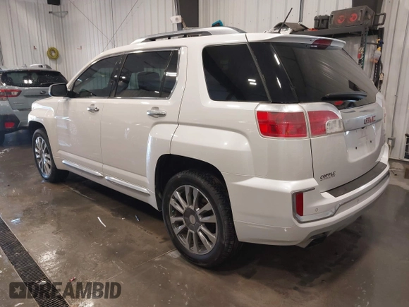 2017 GMC Terrain Denali z VIN 2GKFLVE32H6100609, wystawiony jako IAAI lot #41730080 z przebiegiem 99 252 mil mil oraz . Historia ofert i sprzedaży dostępna na DreamBid. Obrazek 3.