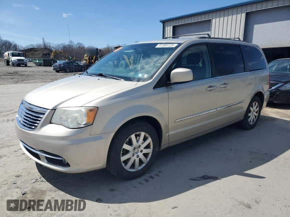 2014 Chrysler Town & Country Touring with VIN 2C4RC1BG9ER255998, listed as a Copart auction lot 51385125 with 91,356 mi miles and Clean Title. Bid and sale history available at DreamBid. Image 1.