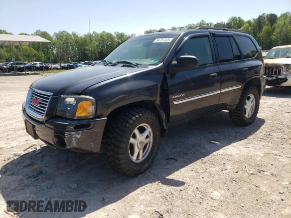 2006 GMC Envoy SLT with VIN 1GKDT13S062116733, listed as a Copart auction lot 54787325 with 172,281 mi miles and Salvage Title. Bid and sale history available at DreamBid. Image 1.