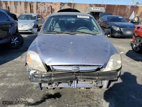 2004 Kia Rio with VIN KNADC165046190965, listed as a Copart auction lot 81459144 with 60,504 mi miles and Salvage Title. Bid and sale history available at carsss.com. Image 5.