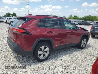 2021 Toyota RAV4 Hybrid LE with VIN 4T3B6RFVXMU021230, listed as a Copart auction lot 61208665 with 46,482 mi miles and Salvage title. Bid and sale history available at DreamBid. Image 3.