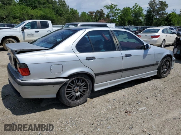 1998 BMW M3 with VIN WBSCD0324WEE14128, listed as a Copart auction lot 54891485 with 247,866 mi miles and Clean title. Bid and sale history available at DreamBid. Image 3.