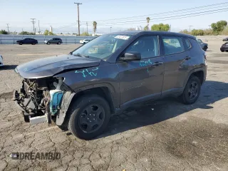 2018 Jeep Compass Sport z VIN 3C4NJDAB2JT479228, wystawiony jako Copart lot #52437825 z przebiegiem 74 687 mil mil oraz Szkoda całkowita • Salvage title. Historia ofert i sprzedaży dostępna na DreamBid. Obrazek 1.