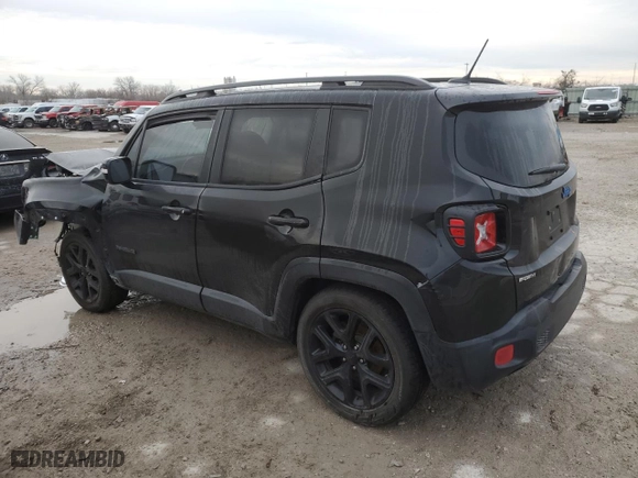 2017 Jeep Renegade Altitude with VIN ZACCJABH0HPG05936, listed as a Copart auction lot 86924814 with 0 mi miles and Salvage Title. Bid and sale history available at carsss.com. Image 2.