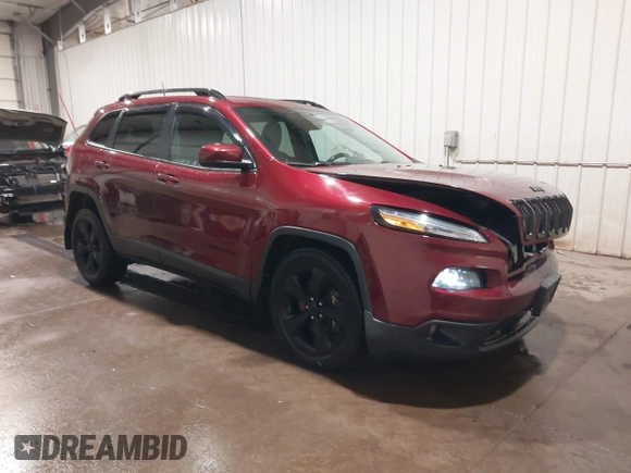 2018 Jeep Cherokee Limited with VIN 1C4PJMDX6JD607623, listed as a IAAI auction lot 41926291 with 87,337 mi miles. Bid and sale history available at carsss.com. Image 1.