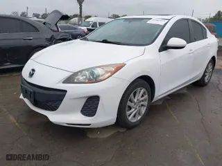 2012 Mazda Mazda3 i Grand Touring with VIN JM1BL1W77C1638030, listed as a IAAI auction lot 41885872 with 179,266 mi miles. Bid and sale history available at carsss.com. Image 2.