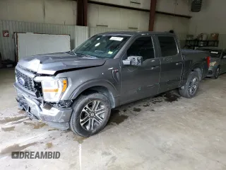 2021 Ford F-150 XL with VIN 1FTEW1CP6MKE92062, listed as a Copart auction lot 50303735 with 40,346 mi miles and Salvage Title. Bid and sale history available at carsss.com. Image 1.