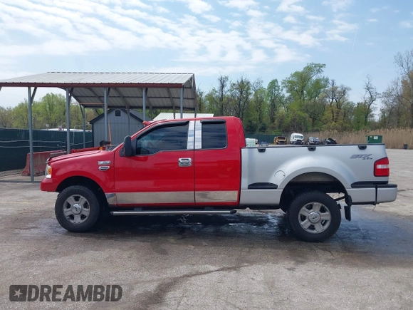 2008 Ford F-150 XLT with VIN 1FTPX14588FA31947, listed as a IAAI auction lot 42016845 with 129,723 mi miles. Bid and sale history available at carsss.com. Image 14.