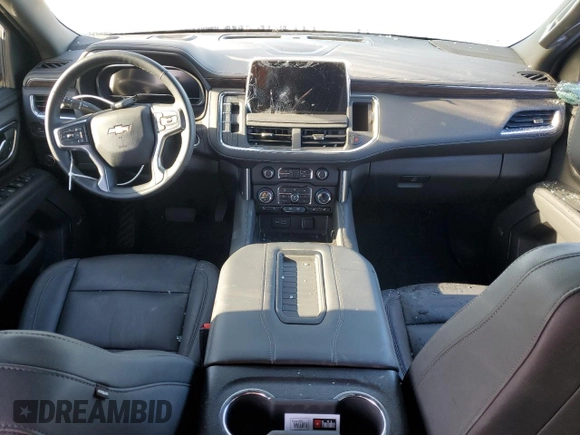 2023 Chevrolet Suburban LT with VIN 1GNSCCKD5PR187072, listed as a Copart auction lot 81992853 with 21,273 mi miles and Salvage Title. Bid and sale history available at DreamBid. Image 8.