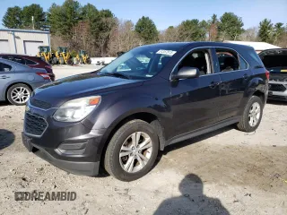2016 Chevrolet Equinox LS with VIN 2GNFLEEK3G6311262, listed as a Copart auction lot 51357875 with 164,958 mi miles and Salvage Title. Bid and sale history available at carsss.com. Image 1.