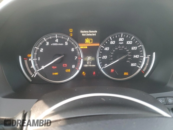 2017 Acura MDX w/Technology Pkg with VIN 5FRYD4H52HB041143, listed as a Copart auction lot 43134965 with 128,114 mi miles and Salvage Title. Bid and sale history available at carsss.com. Image 9.