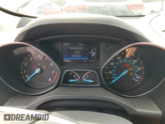 2014 Ford Escape SE with VIN 1FMCU0GX8EUB08186, listed as a Copart auction lot 48189035 with 128,483 mi miles and Salvage Title. Bid and sale history available at carsss.com. Image 9.