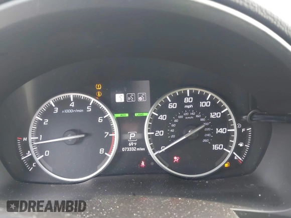 2019 Acura ILX w/Premium Pkg with VIN 19UDE2F7XKA002713, listed as a IAAI auction lot 41666039 with 73,332 mi miles. Bid and sale history available at carsss.com. Image 7.