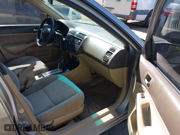 2004 Honda Civic LX with VIN 2HGES16524H504612, listed as a IAAI auction lot 42098301 with 140,551 mi miles and . Bid and sale history available at DreamBid. Image 5.