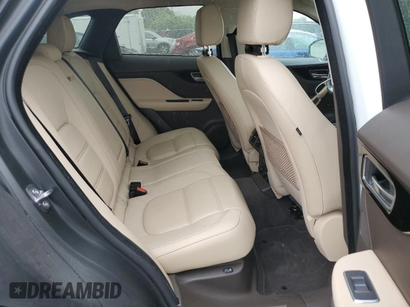2019 Jaguar F-Pace 25t Prestige with VIN SADCK2FX9KA601576, listed as a Copart auction lot 56191025 with 41,632 mi miles and Salvage title. Bid and sale history available at DreamBid. Image 10.
