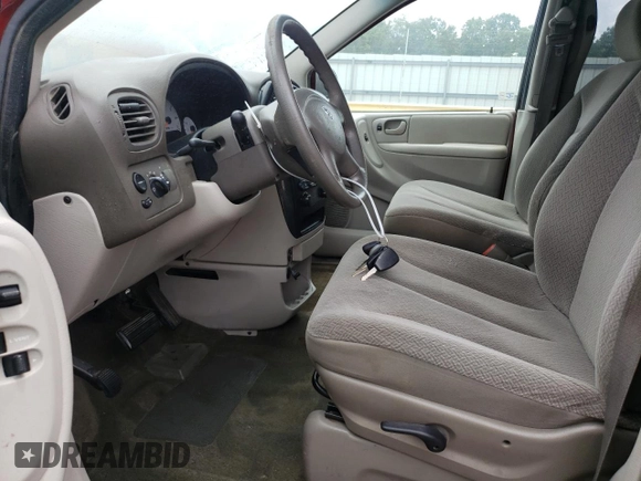 2005 Dodge Caravan SXT with VIN 1D4GP45R25B435433, listed as a Copart auction lot 62675015 with 292,919 mi miles and Salvage title. Bid and sale history available at DreamBid. Image 7.