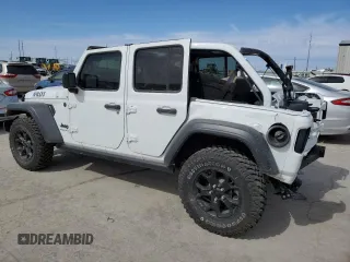 2023 Jeep Wrangler Sport S with VIN 1C4HJXDN8PW523532, listed as a Copart auction lot 46951955 with 14,642 mi miles and Clean Title. Bid and sale history available at DreamBid. Image 2.