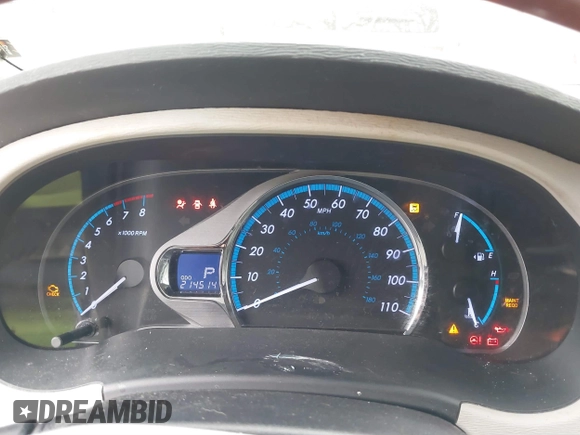 2011 Toyota Sienna XLE AAS with VIN 5TDYK3DC8BS003313, listed as a IAAI auction lot 41830631 with 214,514 mi miles and . Bid and sale history available at DreamBid. Image 7.