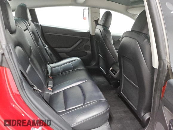 2023 Tesla Model 3 with VIN 5YJ3E1EA3PF452543, listed as a Copart auction lot 55481425 with 97,399 mi miles and Clean Title. Bid and sale history available at DreamBid. Image 10.