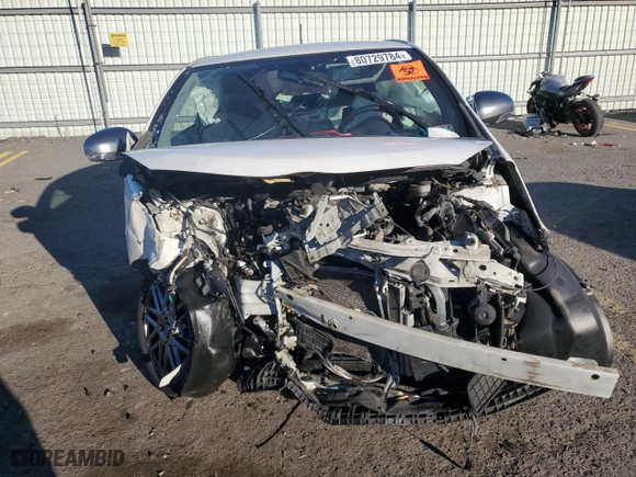 2012 Scion iQ with VIN JTNJJXB09CJ016327, listed as a Copart auction lot 80729784 with 0 mi miles and Salvage Title. Bid and sale history available at carsss.com. Image 5.
