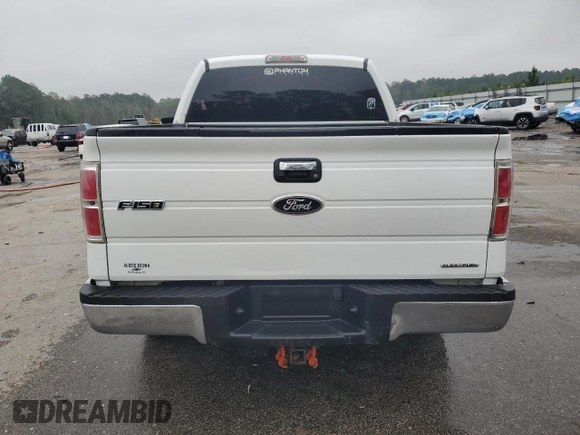 2011 Ford F-150 XL with VIN 1FTFW1CF5BFD20767, listed as a Copart auction lot 58480325 with 249,826 mi miles and Salvage title. Bid and sale history available at DreamBid. Image 6.