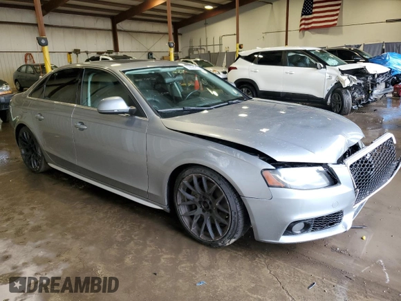 2009 Audi A4 Premium Plus with VIN WAUSF78K69N031319, listed as a Copart auction lot 55624215 with Not provided miles and Salvage title. Bid and sale history available at DreamBid. Image 4.