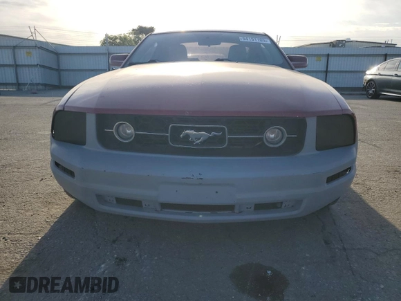 2008 Ford Mustang Deluxe with VIN 1ZVHT80NX85171791, listed as a Copart auction lot 54191105 with 167,800 mi miles and Clean Title. Bid and sale history available at carsss.com. Image 5.