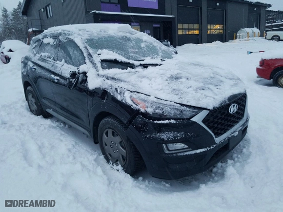 2019 Hyundai Tucson Value with VIN KM8J33A46KU999925, listed as a Copart auction lot 81634934 with 105,400 mi miles and Salvage Title. Bid and sale history available at carsss.com. Image 4.
