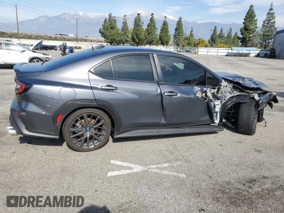 2023 Subaru WRX Premium with VIN JF1VBAF62P9814440, listed as a Copart auction lot 45553975 with 24,707 mi miles and Salvage Title. Bid and sale history available at carsss.com. Image 3.