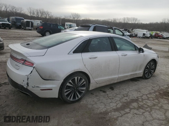 2018 Lincoln MKZ Reserve with VIN 3LN6L5F92JR602075, listed as a Copart auction lot 48020055 with 53,212 mi miles and Salvage Title. Bid and sale history available at DreamBid. Image 3.