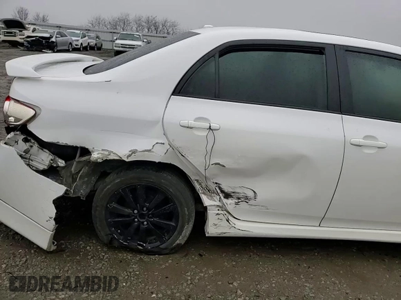 2009 Toyota Corolla with VIN 1NXBU40E99Z088841, listed as a Copart auction lot 43959215 with 193,935 mi miles and Salvage Title. Bid and sale history available at carsss.com. Image 10.