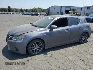 2015 Lexus CT 200h with VIN JTHKD5BH5F2219335, listed as a Copart auction lot 64690395 with 153,755 mi miles and Salvage title. Bid and sale history available at DreamBid. Image 1.