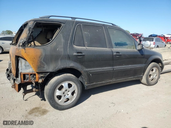 2003 Mercedes-Benz M-Class 3.7L with VIN 4JGAB57E73A425089, listed as a Copart auction lot 69558274 with 188,468 mi miles and Salvage Title. Bid and sale history available at carsss.com. Image 3.