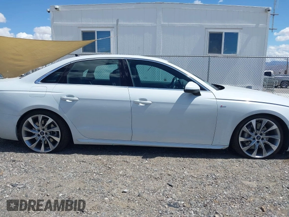 2021 Audi A4 S line Premium Plus with VIN WAUEAAF44MN005744, listed as a IAAI auction lot 41959164 with 29,127 mi miles and . Bid and sale history available at DreamBid. Image 6.