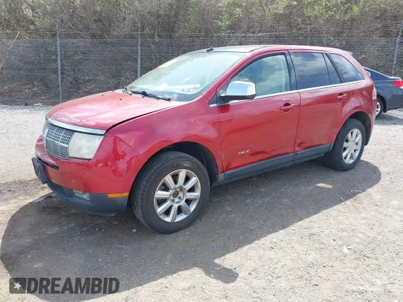 2007 Lincoln MKX with VIN 2LMDU68C77BJ02928, listed as a IAAI auction lot 41921913 with 101,100 mi miles. Bid and sale history available at carsss.com. Image 2.