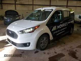 2022 Ford Transit Connect XLT with VIN NM0GE9F29N1510892, listed as a Copart auction lot 42555135 with 95,617 mi miles and Salvage title. Bid and sale history available at DreamBid. Image 1.