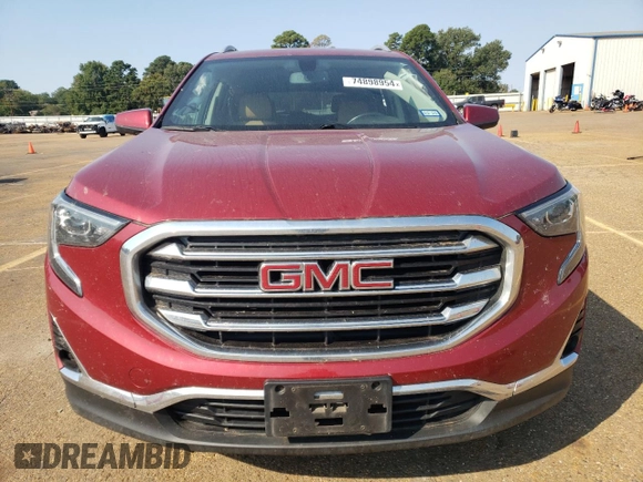 2018 GMC Terrain SLT Diesel with VIN 3GKALREU0JL298571, listed as a Copart auction lot 74898954 with 144,031 mi miles and Salvage Title. Bid and sale history available at DreamBid. Image 5.