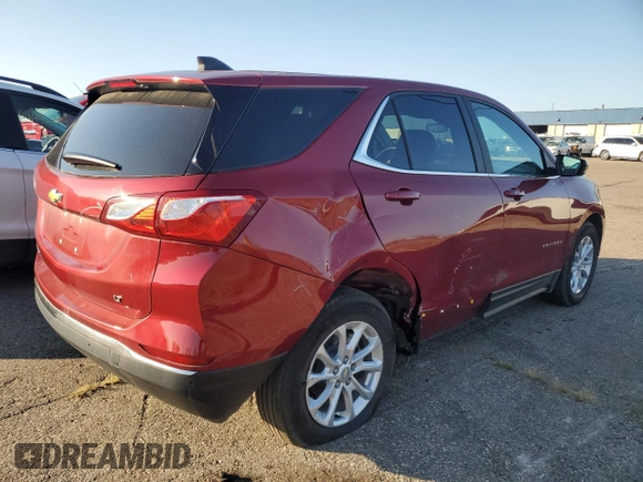 2021 Chevrolet Equinox LT with VIN 3GNAXKEVXML341566, listed as a Copart auction lot 72291274 with 25,266 mi miles and Clean Title. Bid and sale history available at DreamBid. Image 3.