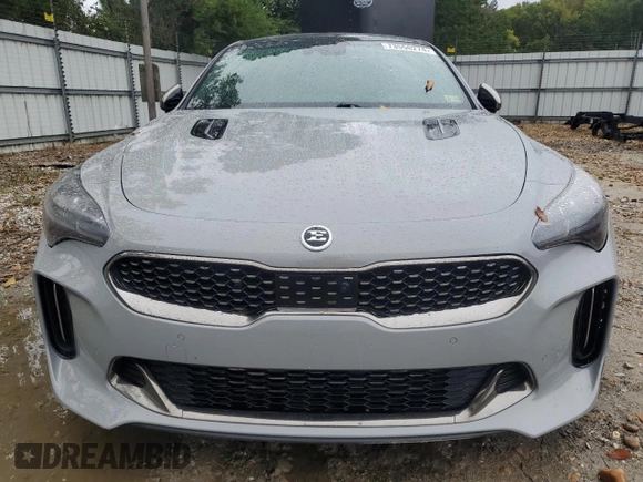 2021 Kia Stinger GT2 with VIN KNAE55LC2M6087846, listed as a Copart auction lot 73556274 with 59,168 mi miles and Salvage Title. Bid and sale history available at carsss.com. Image 5.