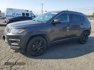 2017 Jeep Compass Latitude with VIN 3C4NJCBB0HT647547, listed as a Copart auction lot 59615635 with 53,827 mi miles and Salvage title. Bid and sale history available at DreamBid. Image 1.