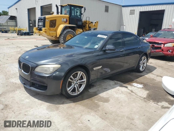 2011 BMW 7 Series 750i with VIN WBAKA8C59BCY36657, listed as a Copart auction lot 61484925 with 174,605 mi miles and Salvage title. Bid and sale history available at DreamBid. Image 1.