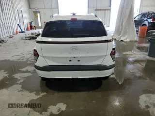 2024 Hyundai Kona SEL with VIN KM8HC3A66RU005607, listed as a Copart auction lot 66020734 with 7,802 mi miles and Salvage Title. Bid and sale history available at carsss.com. Image 6.