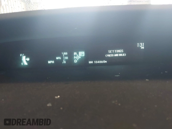 2011 Toyota Prius I with VIN JTDKN3DU2B1447144, listed as a IAAI auction lot 41887553 with 104,860 mi miles. Bid and sale history available at carsss.com. Image 7.