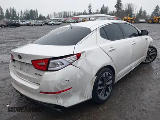 2015 Kia Optima SXL Turbo z VIN 5XXGR4A66FG510911, wystawiony jako IAAI lot #41855352 z przebiegiem 150 576 mil mil oraz . Historia ofert i sprzedaży dostępna na DreamBid. Obrazek 4.